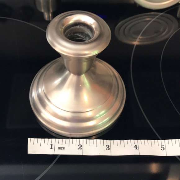 Pewter Candlestick Holders - Picture 4 of 8